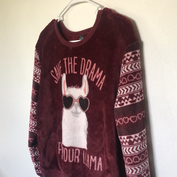 Super soft llama pj top - Picture 4 of 7